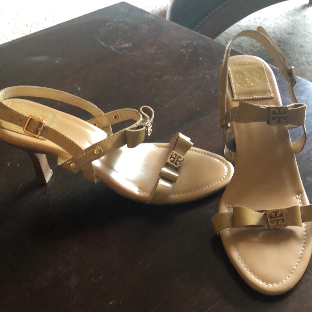 Tory Burch strappy nude sandals